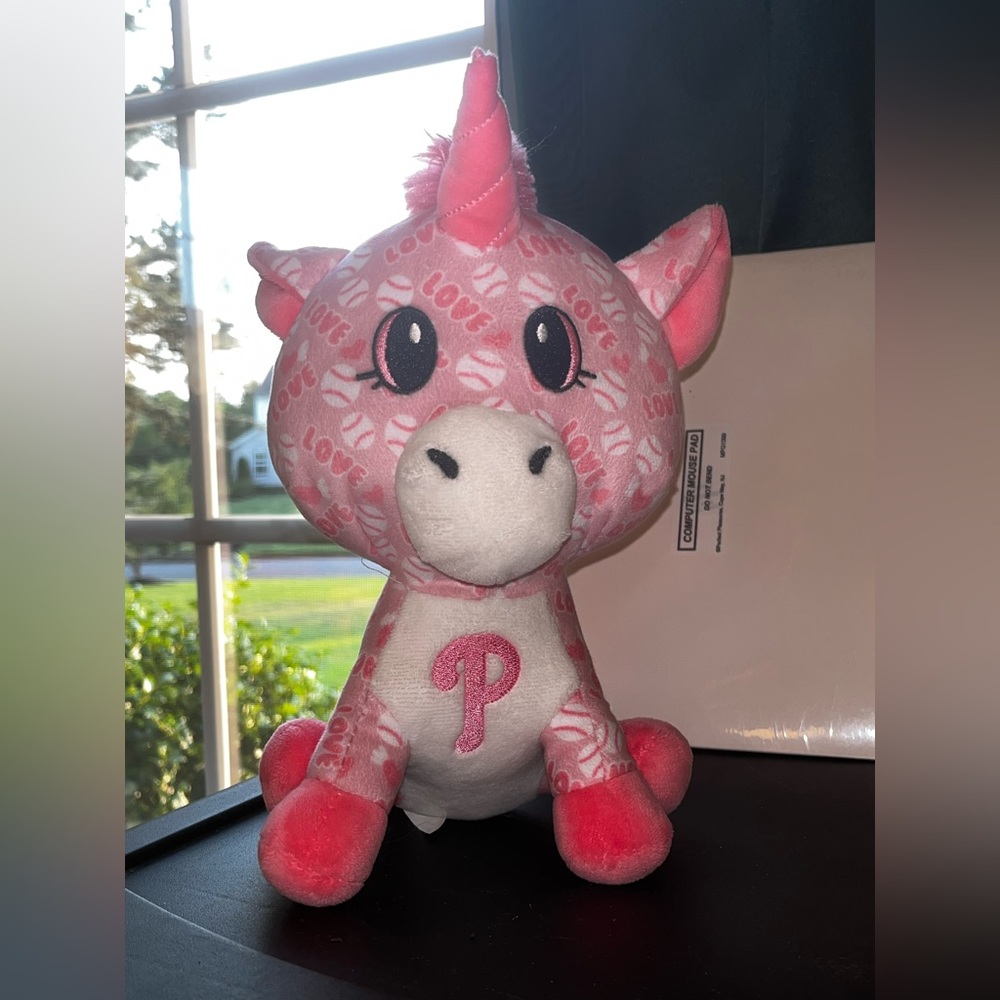 Philadelphia Phillies Pink Unicorn Plush